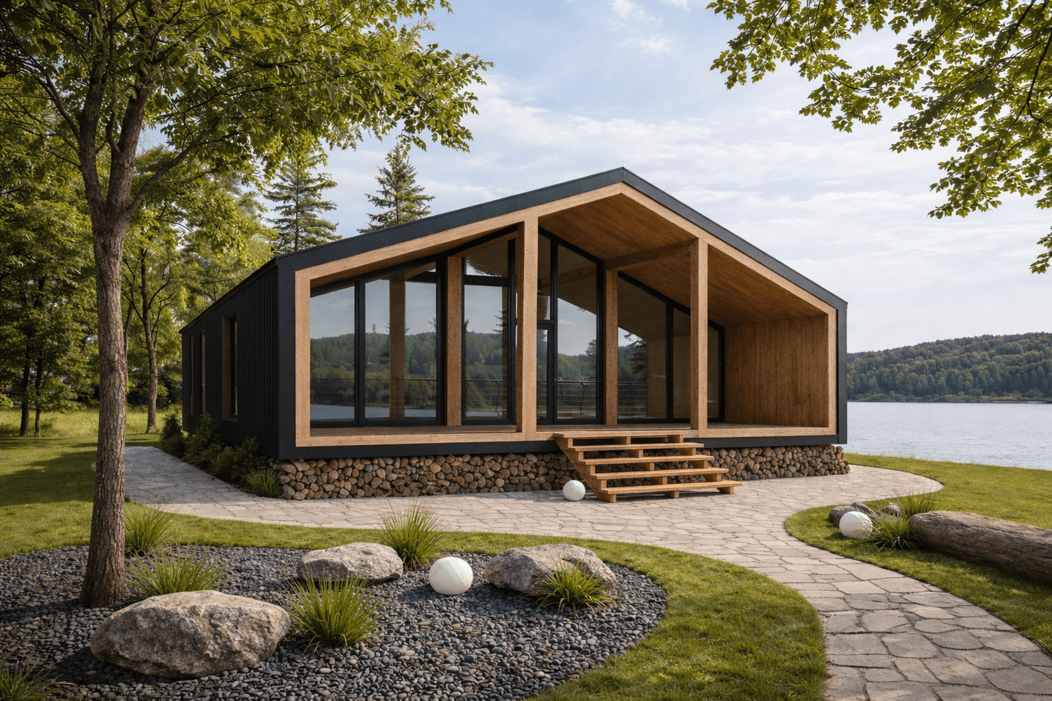 AURA Homes — a timber house in the landscape